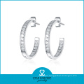 Best Selling Hoop Earrings Silver 925 (SH-E0078)